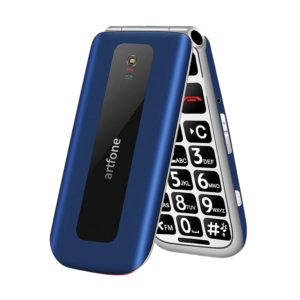 Telefon na tipke Artfone F20 preklop Blue