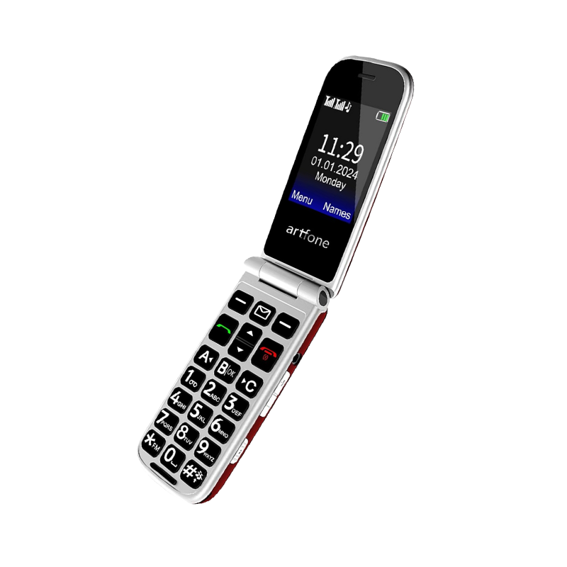 Telefon na tipke Artfone F20 preklop Red - Image 2