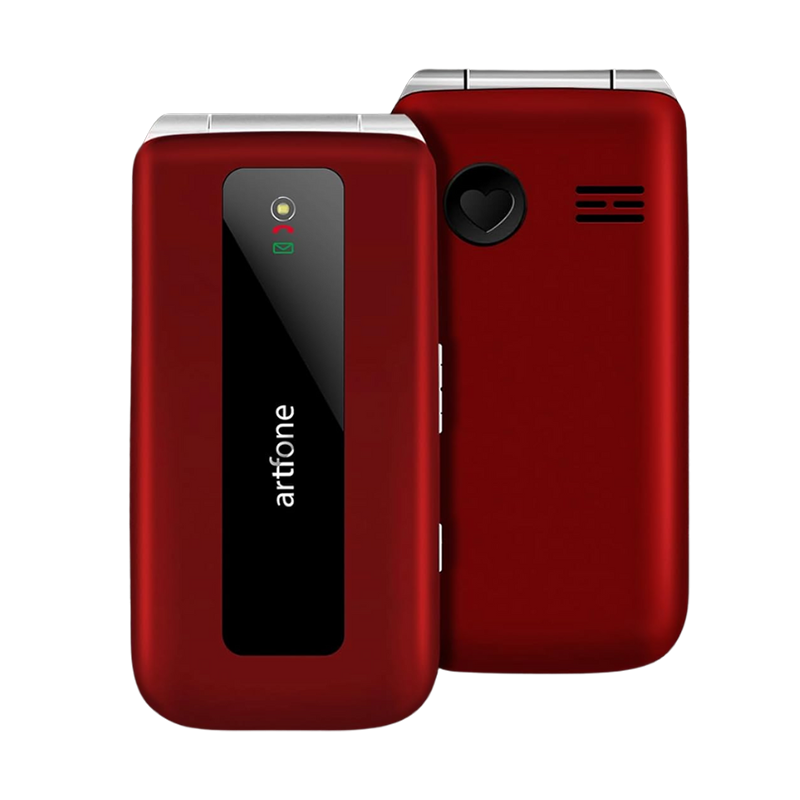 Telefon na tipke Artfone F20 preklop Red - Image 3