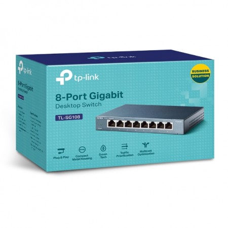 Switch TP Link TLSG108E Easy Smart 8x10 100 1000 - Image 4