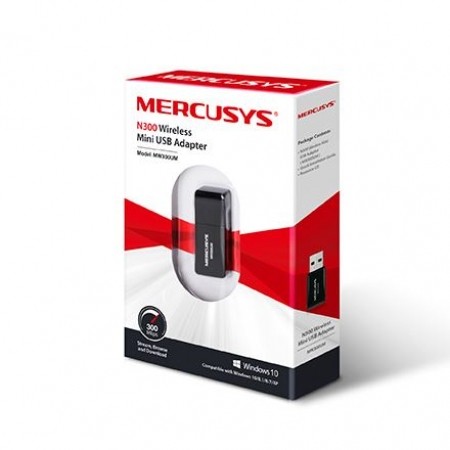 Mercusys MW300UM N300 Wireless Mini USB Adapter - Image 3