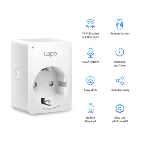 TP-Link Tapo P100 Mini Smart Wi-Fi Socket - Image 2