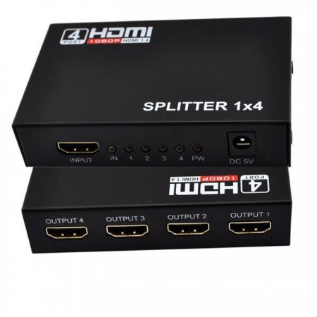 HDMI Splitter 4-Portni HS-HD004 - Image 2