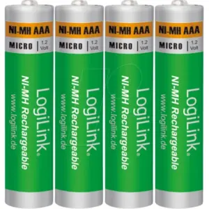 Logilink Baterije AAA Rechargeable LR03RB4 NiMH 1000mAh 4KOM