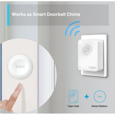 TP-Link Tapo H100 Smart IoT Hub with Chime - Image 4