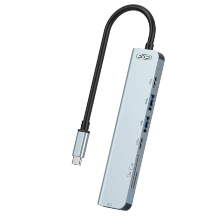 XO HUB008 USB Type-C Multi-hub 7in1 - Image 2