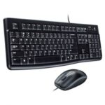 Tastatura + miš Logitech Desktop set MK120 Black