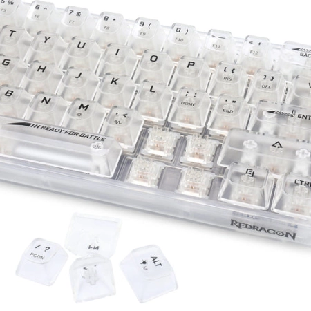 ReDragon - Gaming Mehanička Tastatura Fizz K617 CT RGB White - Image 4