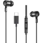 XO In-Ear Slušalice sa mikrofonom Type-C Music EP81 Black