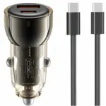 XO CC60 Car charger 60W + Type-C Cable