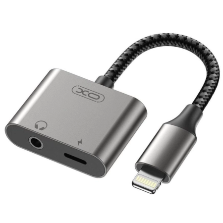 XO NB-R258B Adapter Lightning to Lightning + 3.5mm konektor