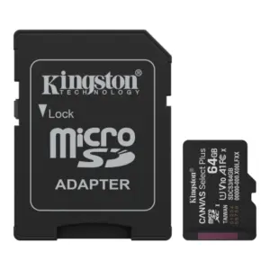 Kingston MicroSD Canvas Select Plus Memory Card 64GB A1 Class10