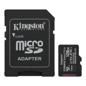 Kingston MicroSD Canvas Select Plus Memory Card 128GB A1 Class10