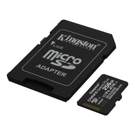 Kingston MicroSD Canvas Select Plus Memory Card 256GB A1 Class10 - Image 2