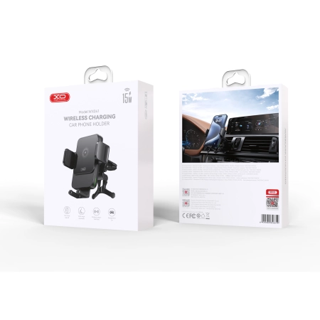 XO WX041 Smartphone Car Holder/Wireless Charger - Image 2