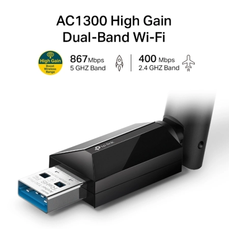 TP-Link Archer T3U Plus Wireless USB Dual Band Adapter - Image 2
