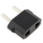 Schuko adapter US na EU Black