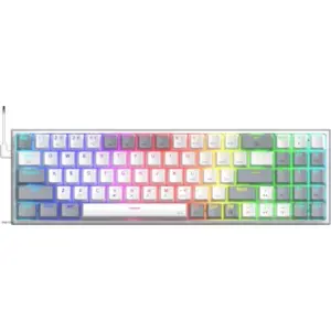 Tastatura ReDragon Gaming Mehanička Pollux RGB White