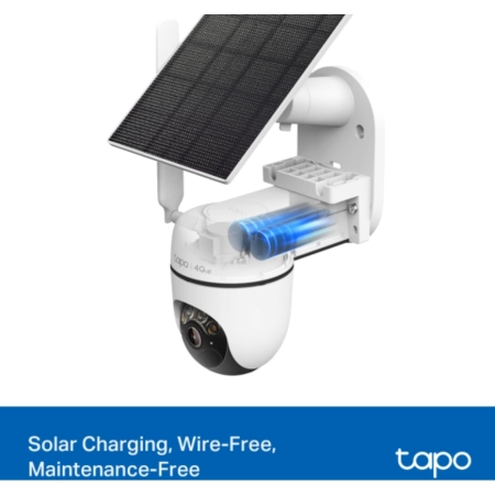 TP-Link Security Solar-Powered Pan/Tilt 4G LTE Camera Tapo C615G KIT - Image 4