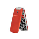 Telefon na tipke Artfone CF241A preklop Red