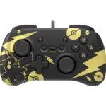 HoriPad Mini for Nintendo Switch Wired Controller Pikachu Black Gold Edition
