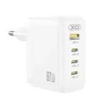 XO Charger CE39 3x USB-C + USB-A 67W Fast Charger