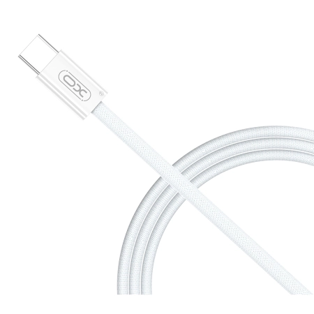 XO NB-Q260B Type-C to Type-C 60W Cable 1.5m White - Image 2