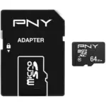 PNY MicroSD Performance Plus Memory Card 64GB A1 Class10