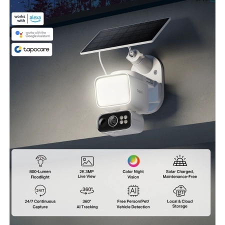 Vanjska Sigurnosna Kamera TP Link Solarni Panel Tapo C615F KIT - Image 2