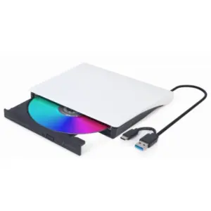 Gembird DVD-RW USB 3.1 Slim External White