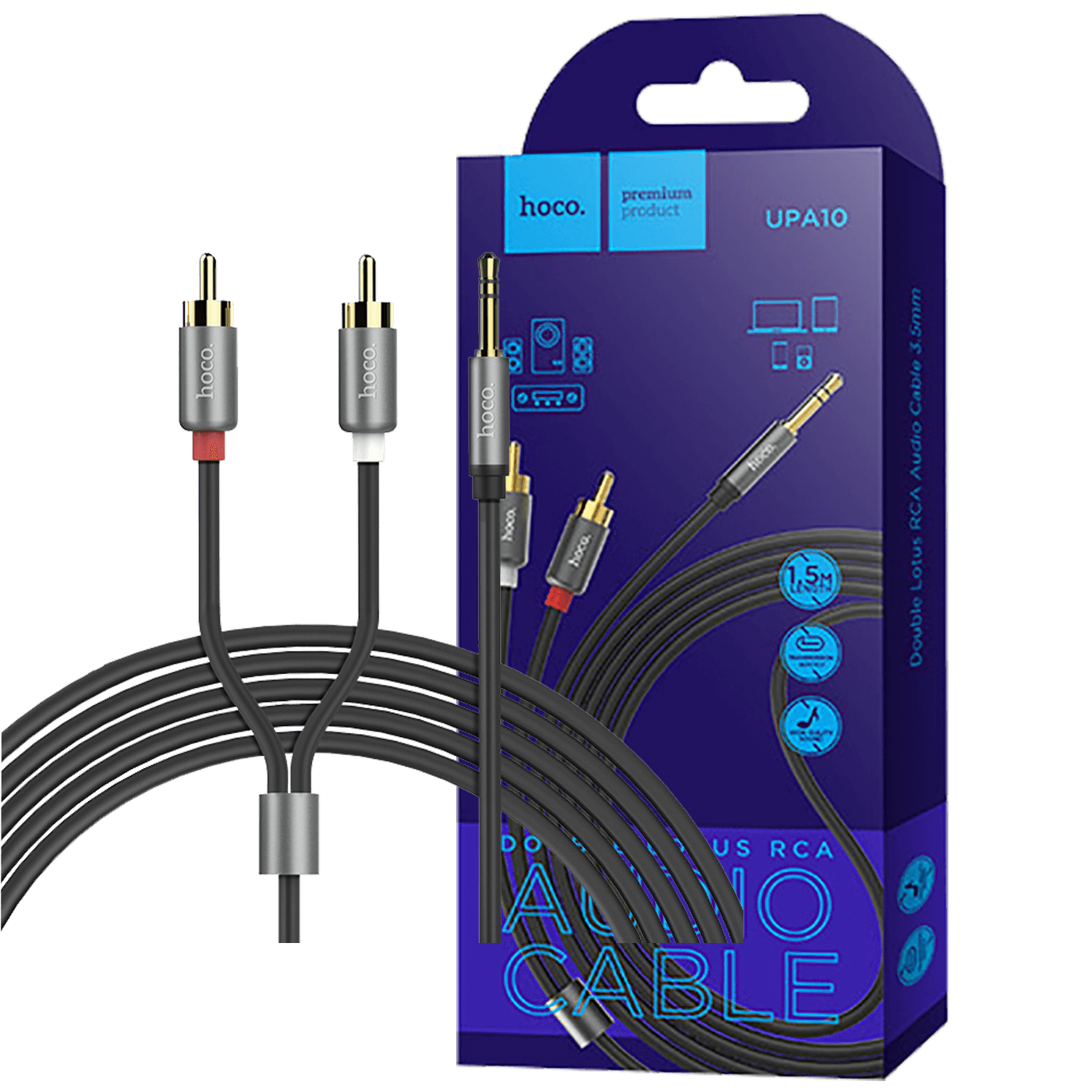 UPA 10 RCA to 3.5mm