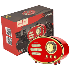 BS25 Time, Bluetooth, retro, red