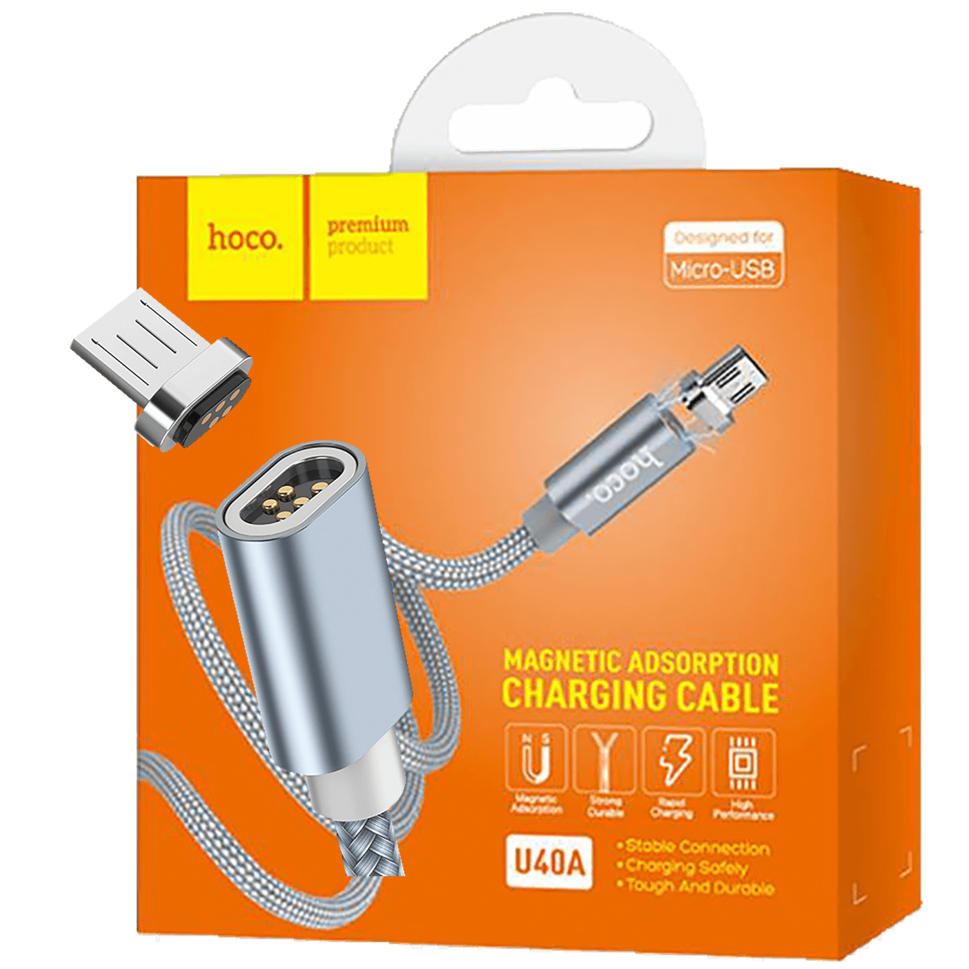 U40A Magnetic microUSB