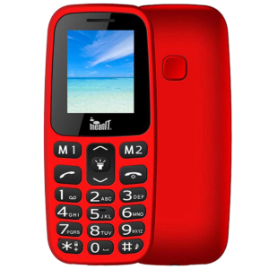 VETERAN I MOBILNI TELEFON-CRVENI