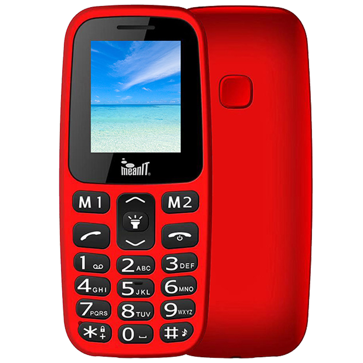 VETERAN I MOBILNI TELEFON-CRVENI