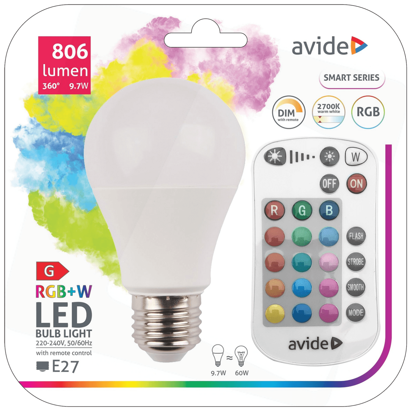 Smart LED Globe A60 9.7W