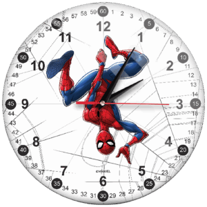 Wall Clock GlossySpider Man 003