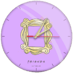 Gloss wall clock Friends 006