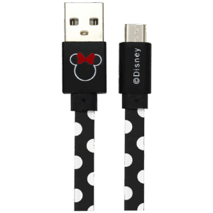 USB Cable Minnie DOTS Micro