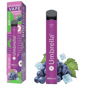 600 Puffs Grape Ice 20mg