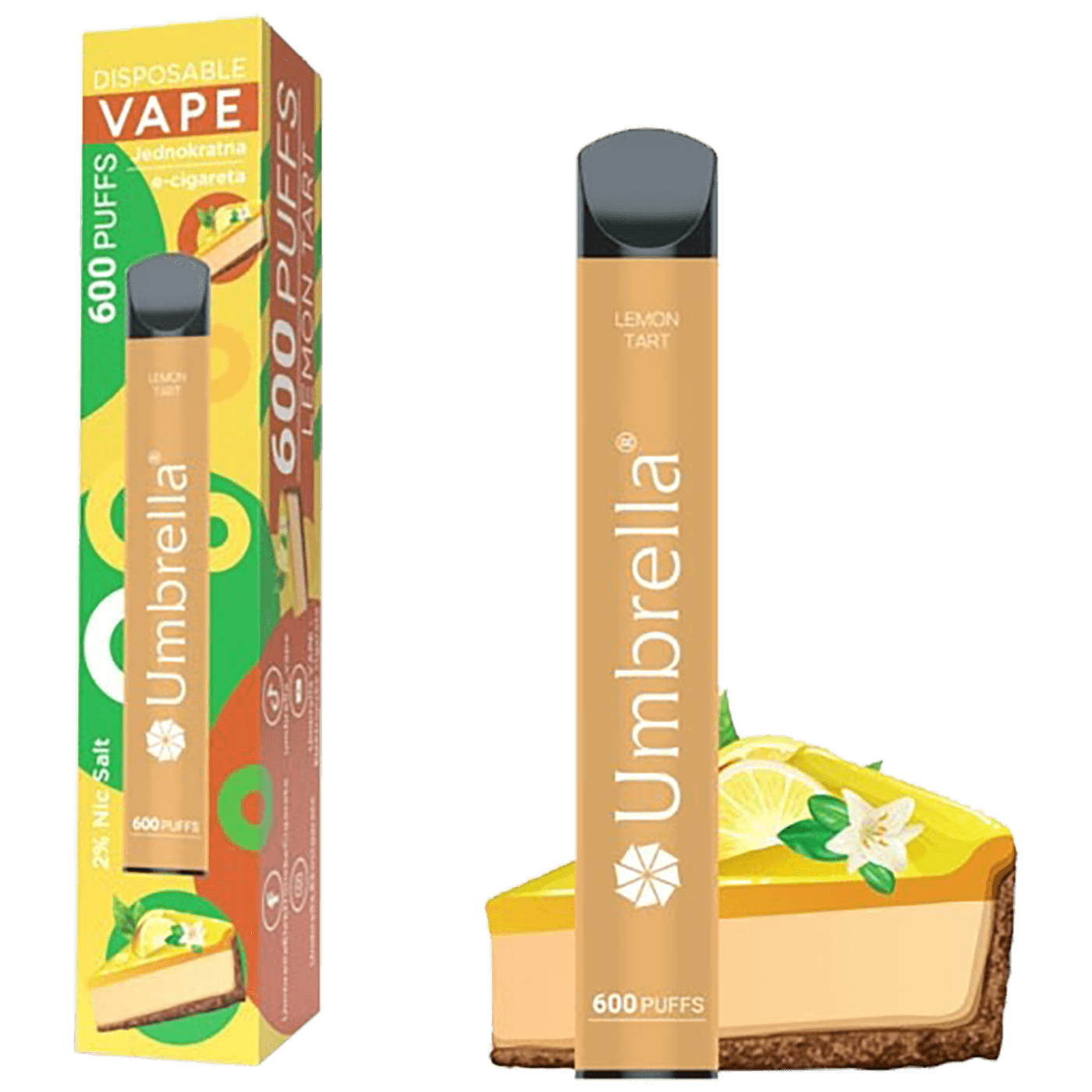 600 Puffs Lemon Tart 20mg