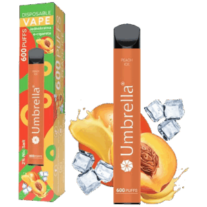 600 Puffs Peach Ice 20mg