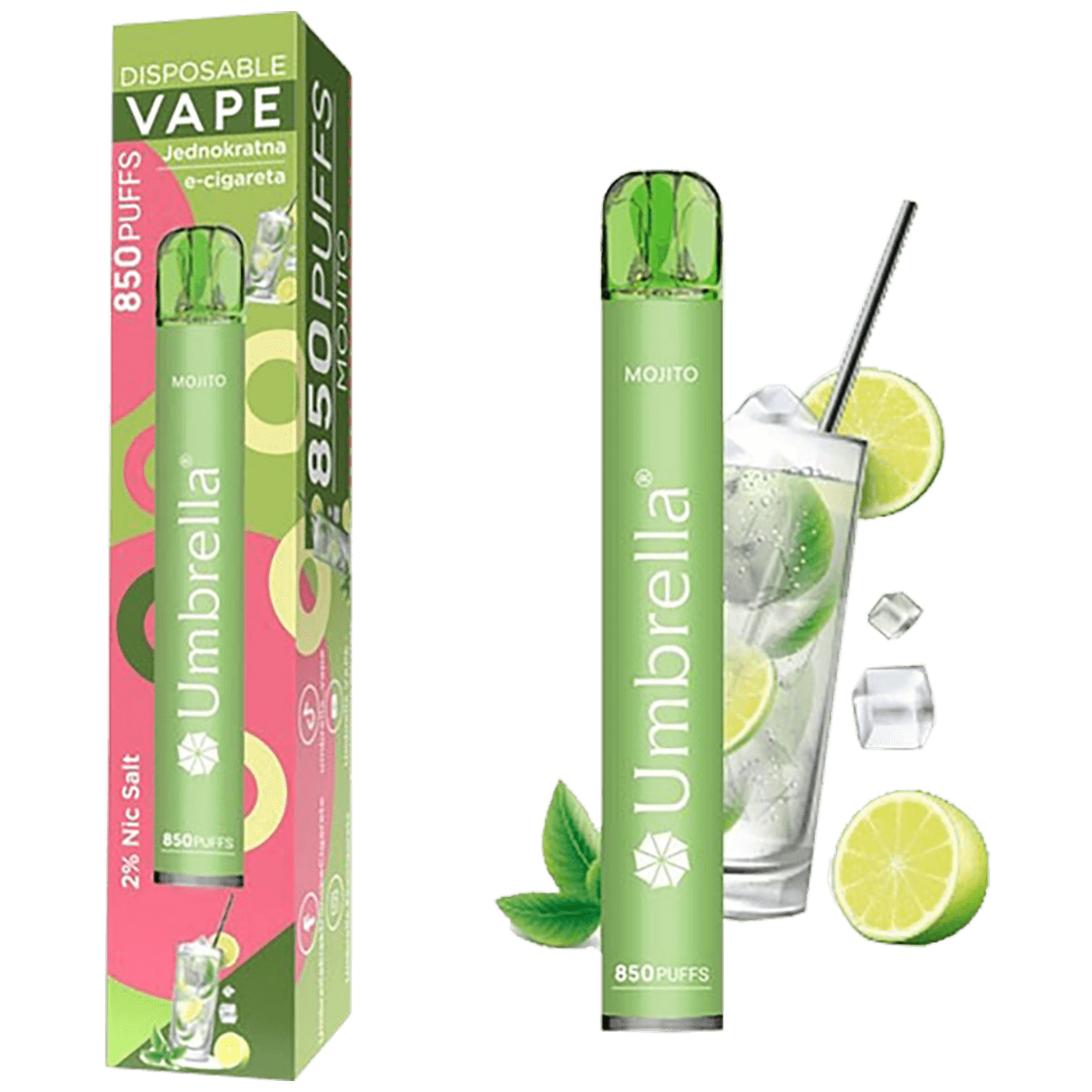 850 Puffs Mojito 20 mg