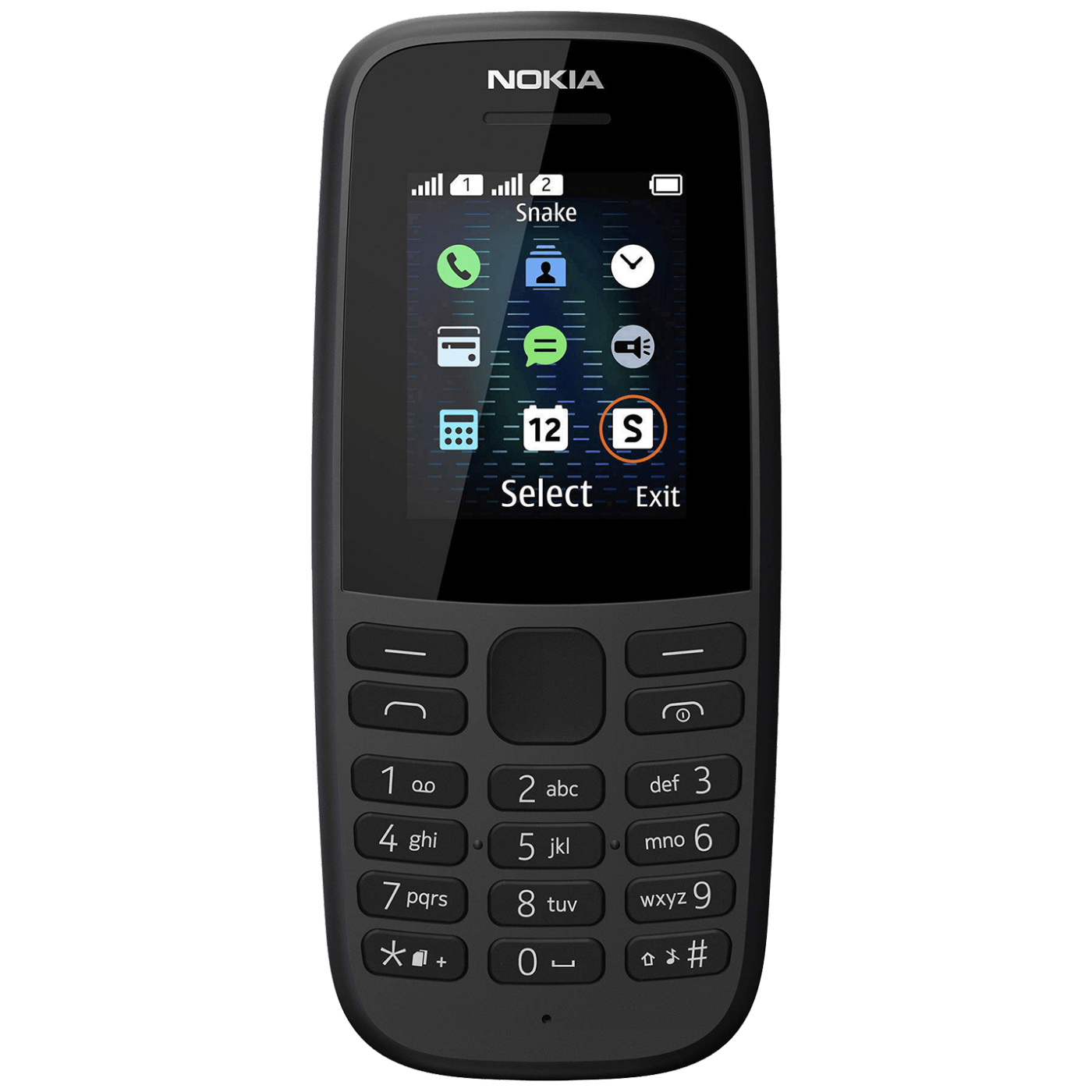 Nokia 105 SS Black EU