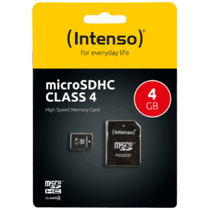 SDHCmicro+ad-4GB/Class4