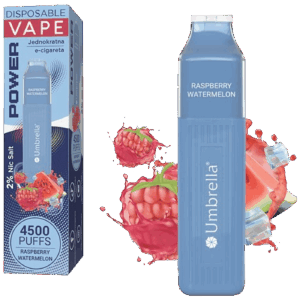 4500 Puffs Raspberry Waterm. 20mg