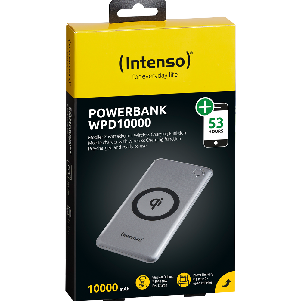 POWERBANK WPD10000 silver
