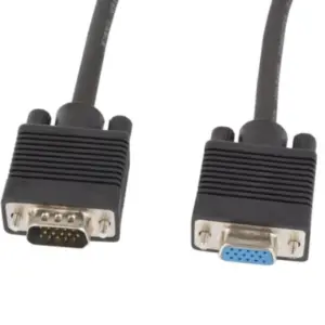 Lanberg VGA Cable M/F D-Sub 1.8m CA-VGAC-10CC-0018-B