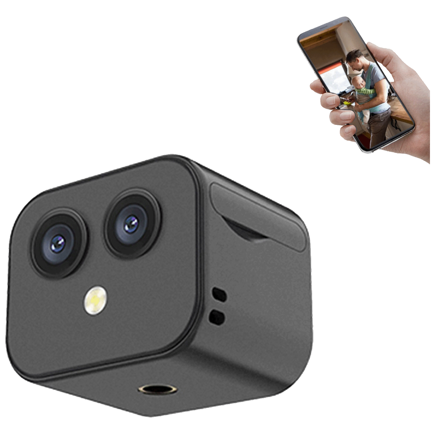D3 HD 4K Dual Lens Wifi Camera