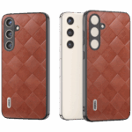 Galaxy S24+ PU Phone Case(Brown)